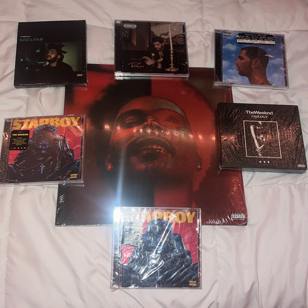 Drake and The Weeknd Cd’s (Vinyl has sold)